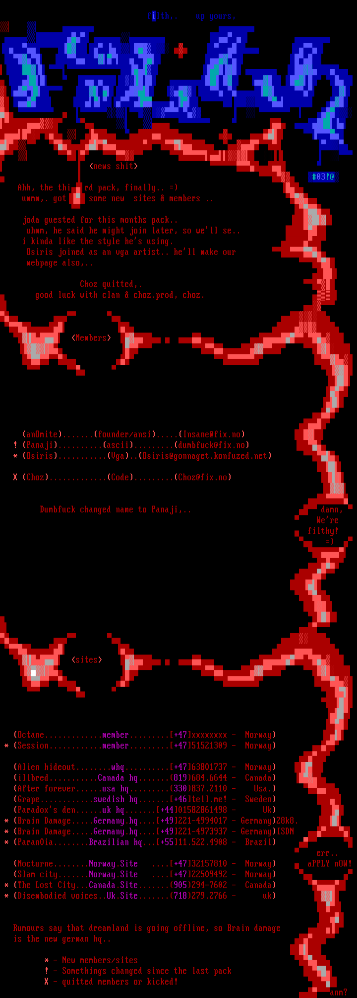 filth info-shit #03 by anomite