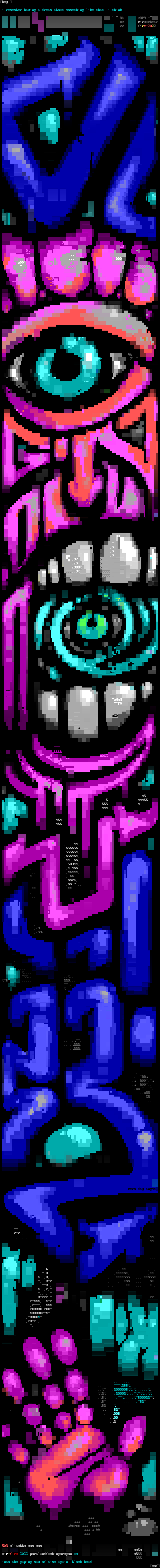 gaping maw of time by zir