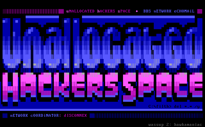 uNALL0CATED hACKERS sPACE by filth