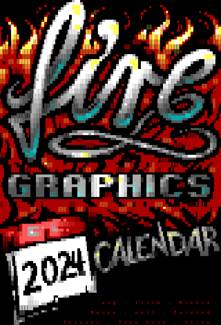 Fire 2024 Calendar: Cover by nail