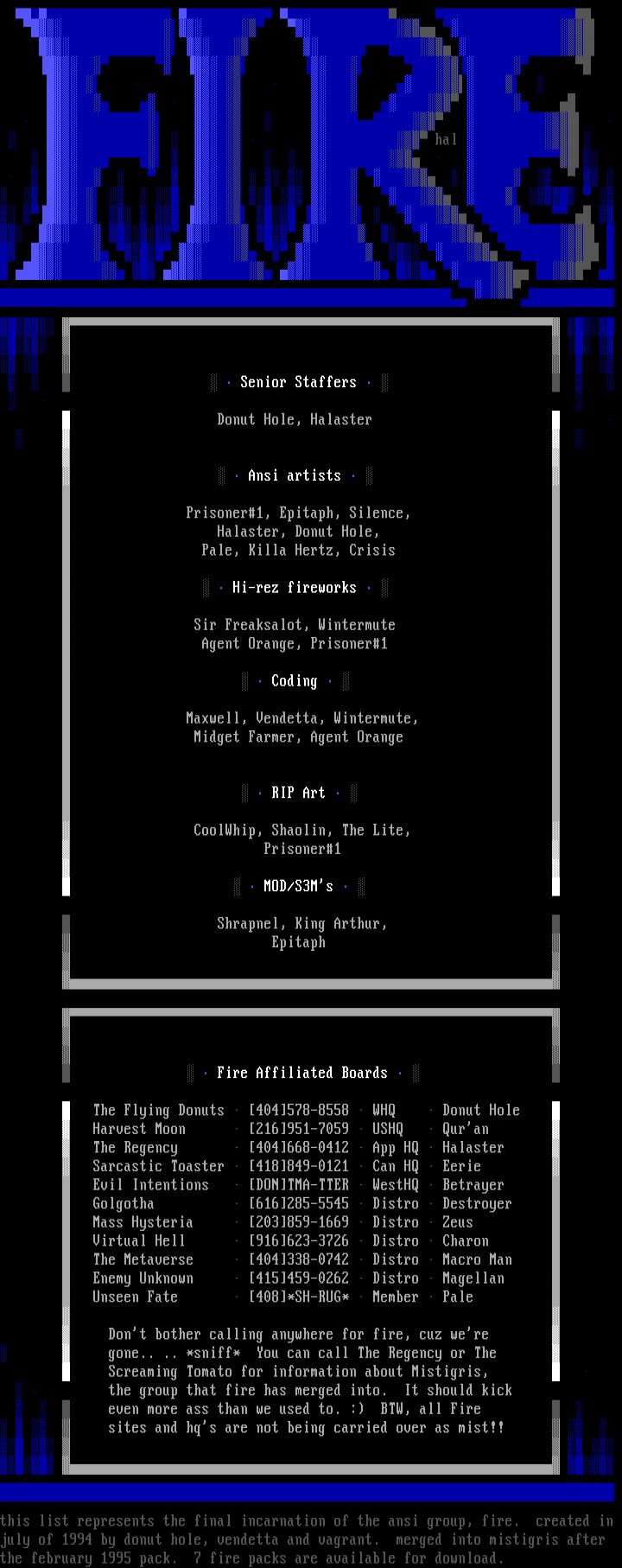 Fire Information File by Halaster/Donut Hole