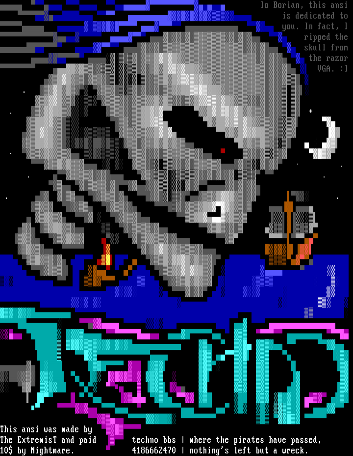 Techno BBS by The Extremist