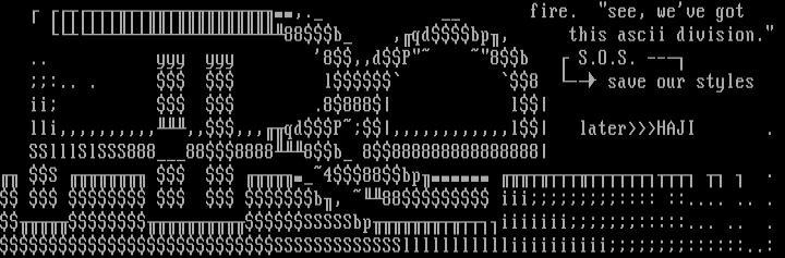 Fire Ascii News Logo by Haji