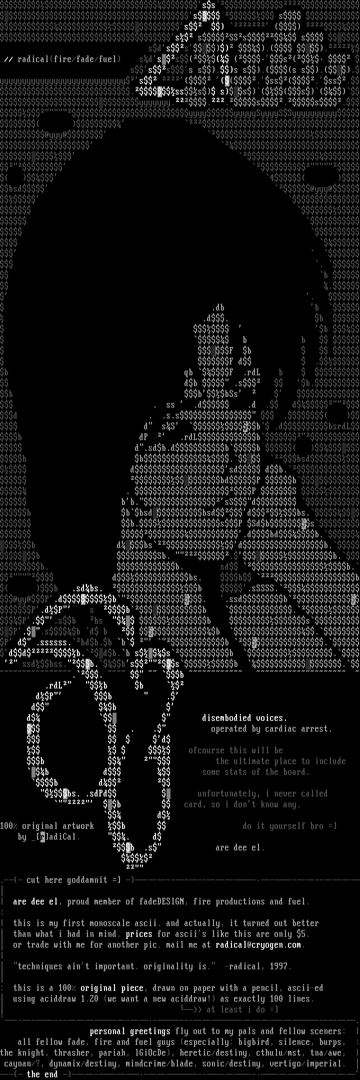 Disembodied Voices by Radical