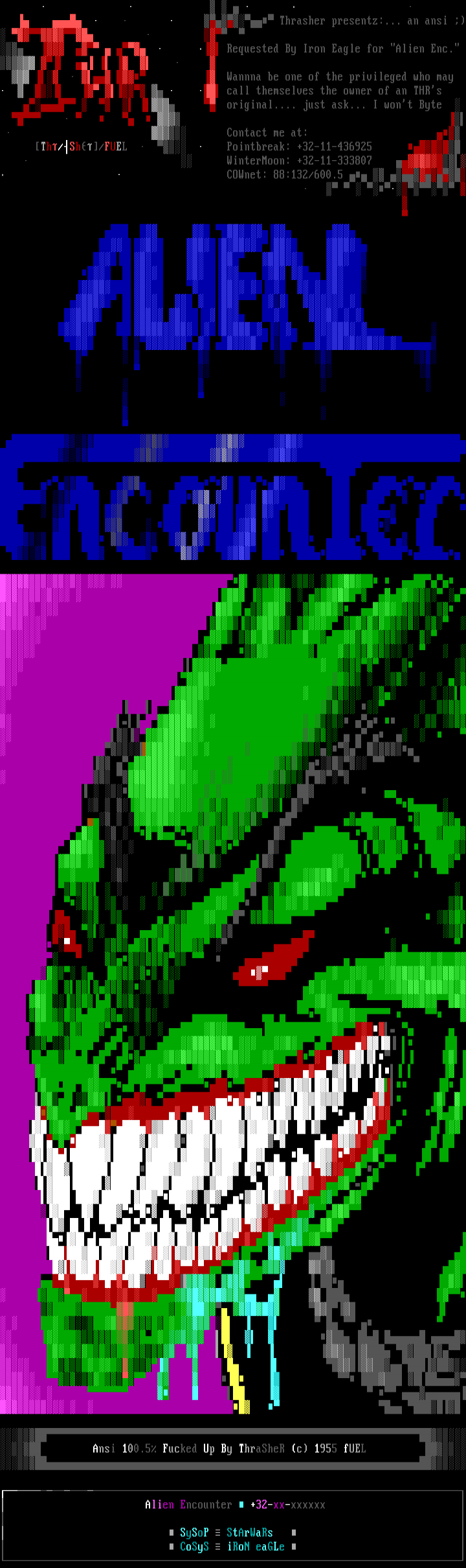 Alien Encounter by Thrasher