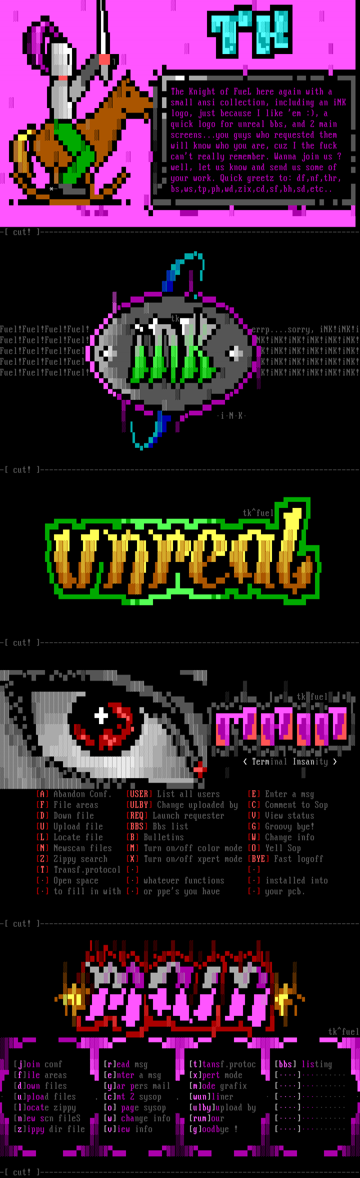 ansi collection by The Knight