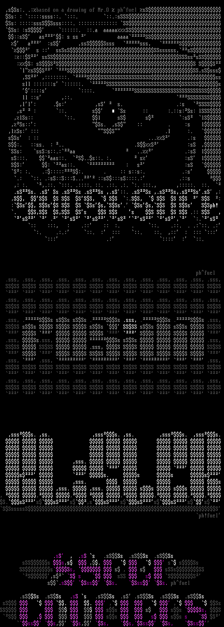 some ascii logo's by pooh