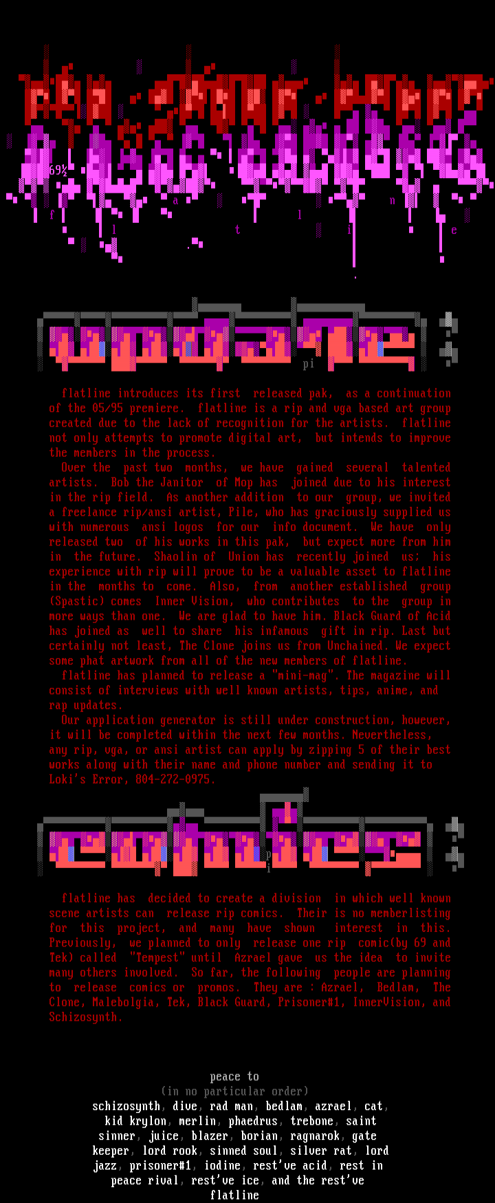 flatline July nfo file by flatline