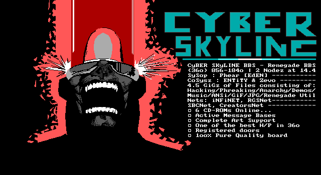 Cyber Skyline by Zevo
