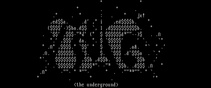 -:;tUG . tHE uNDERgROUND;:- by JiNX