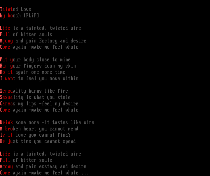 Tainted Love by hooch