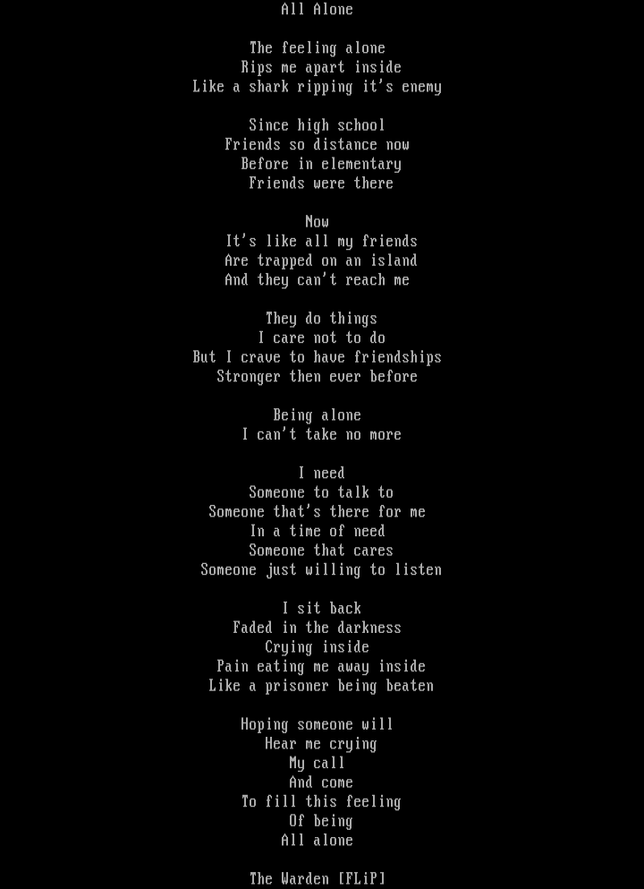 All Alone by The Warden