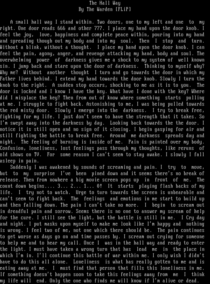 The Hall Way by The Warden