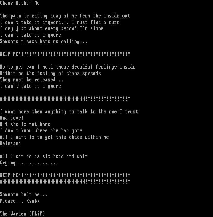 Chaos Within Me by The Warden