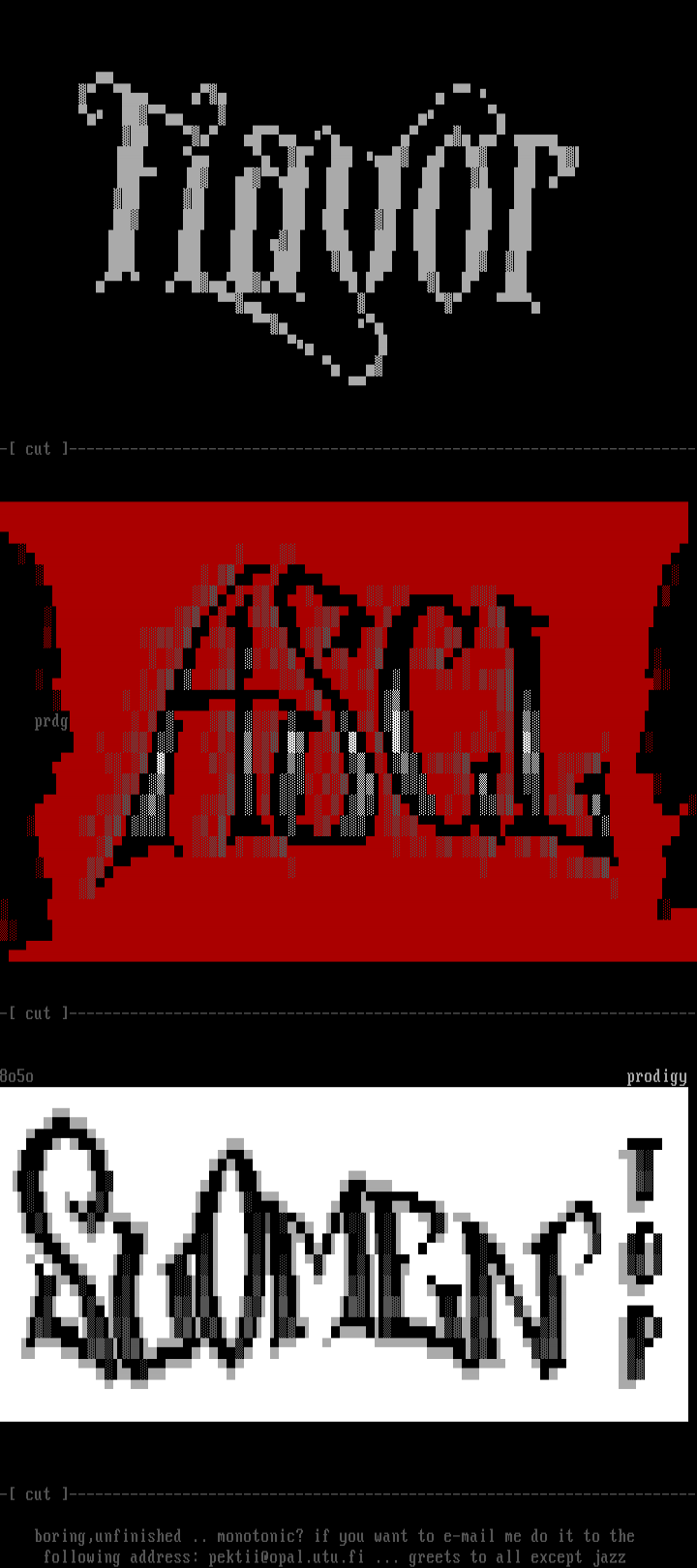 ansi logo pack #1 by prodigy