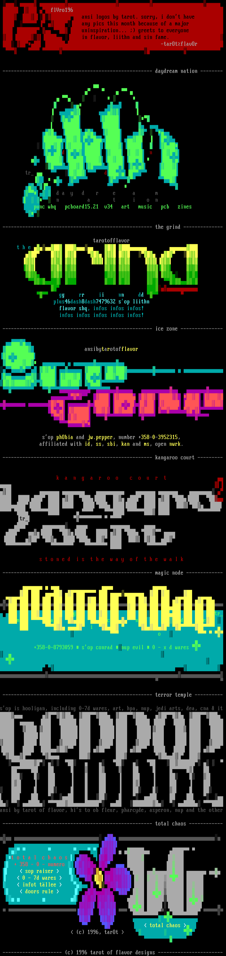 ansi logo pack #1 by tarot