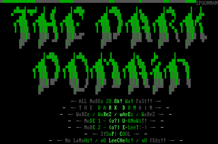 THe DaRK DoMaiN by SPooNMaN
