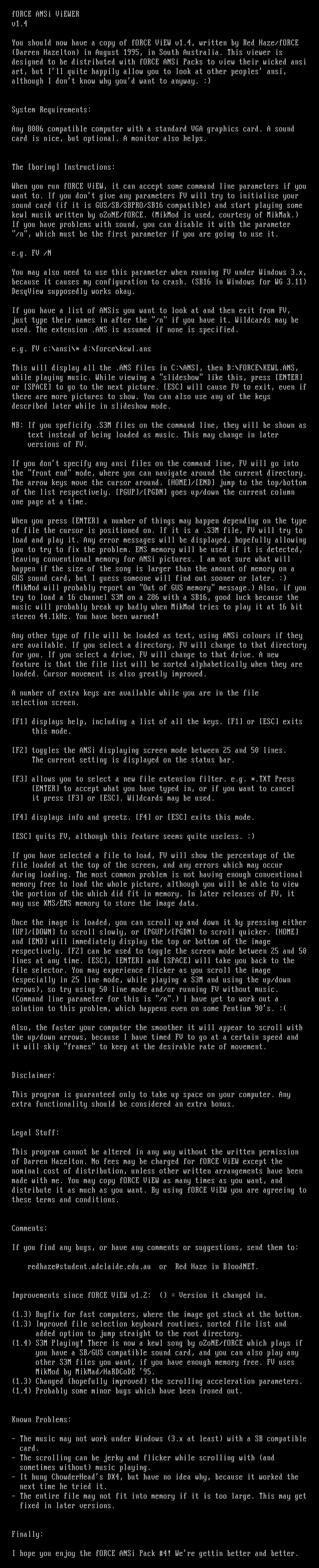 fORCE View Doc by Red Haze