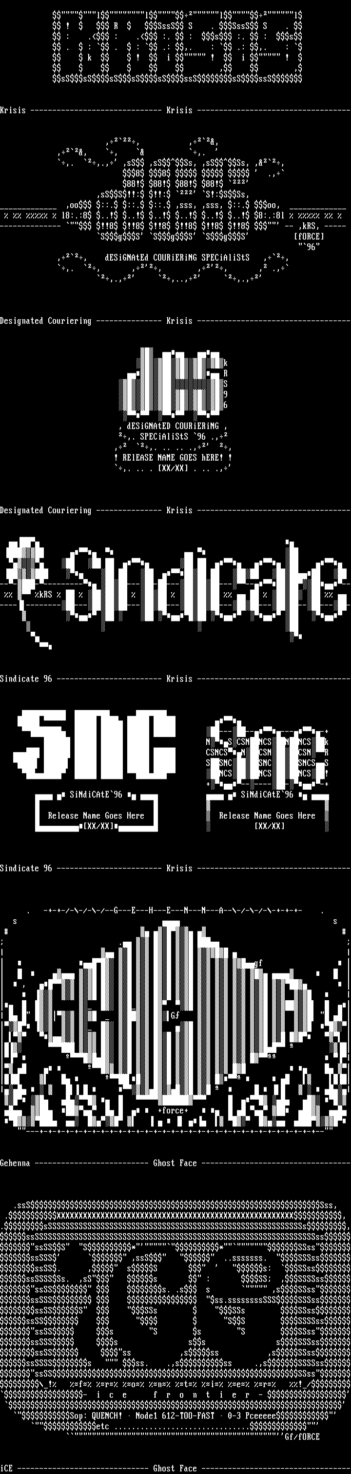 fORCE Ascii Collection #1 by fORCE