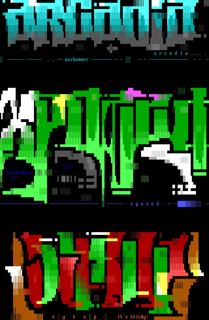 Logo cluster by Warhammer
