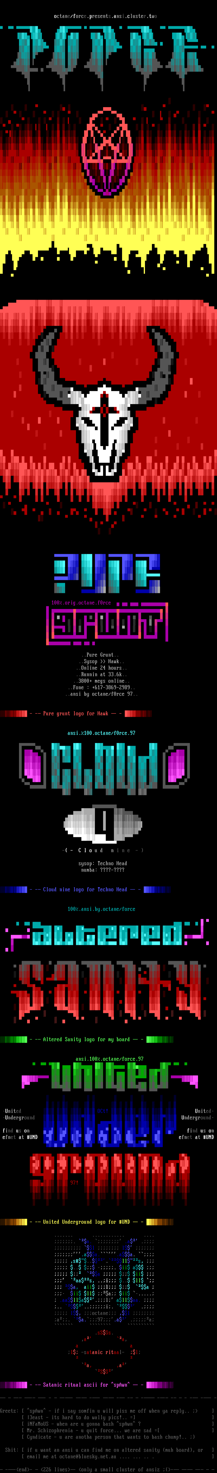 ansi cluster 2 by octane