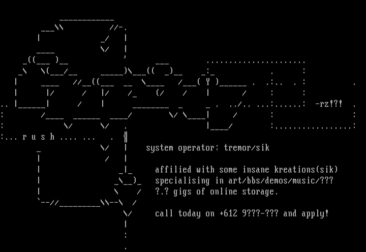 Rush Ascii by Rzicus