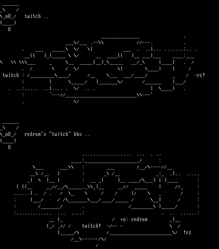 Twitch Asciis by Rzicus