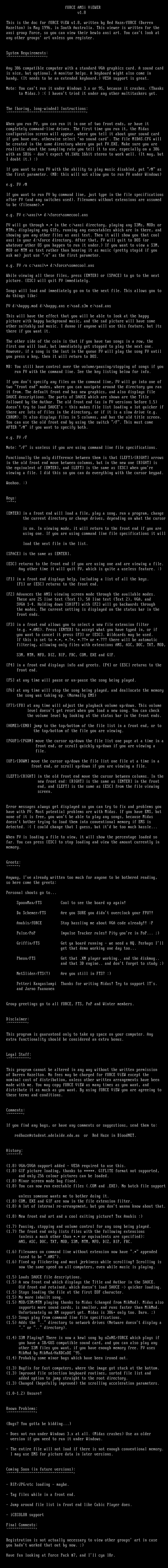 fORCE View Docs by Red Haze