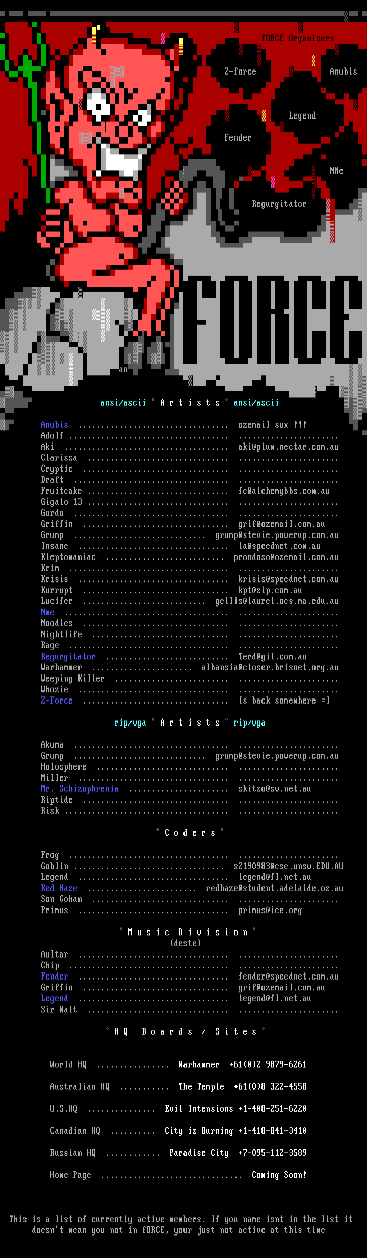 Force Memberlist by Force
