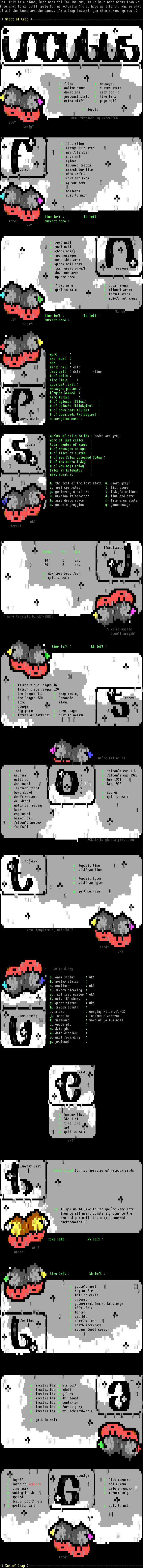 incubus menu set by Weeping Killer