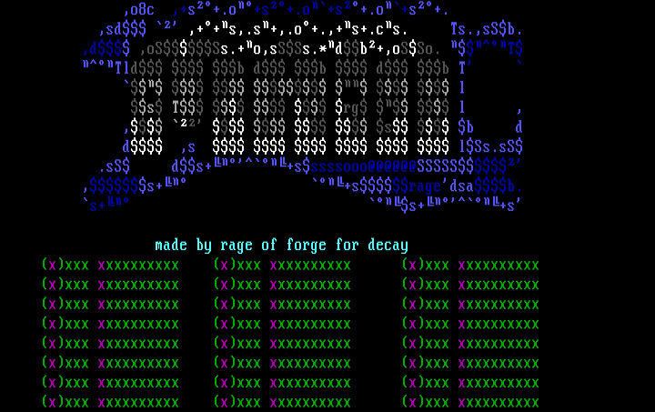 decay main by rage