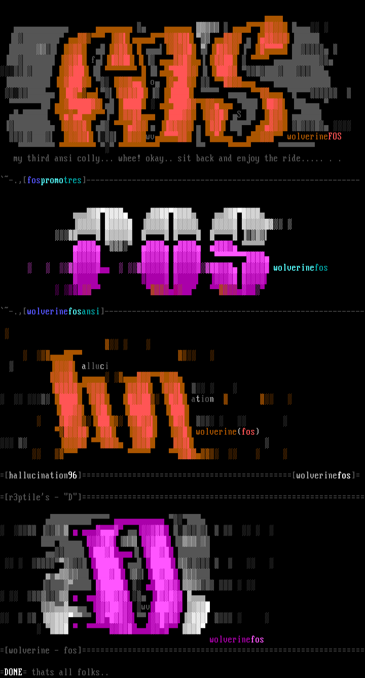 ansi colly three by wolverine