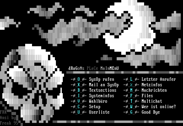 DRAGONS PLACE MAIN MENU by Freak