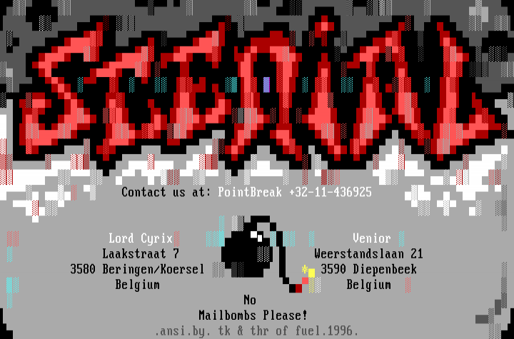 Scenial#3 logoff ansi by TheKnight&Thrasher