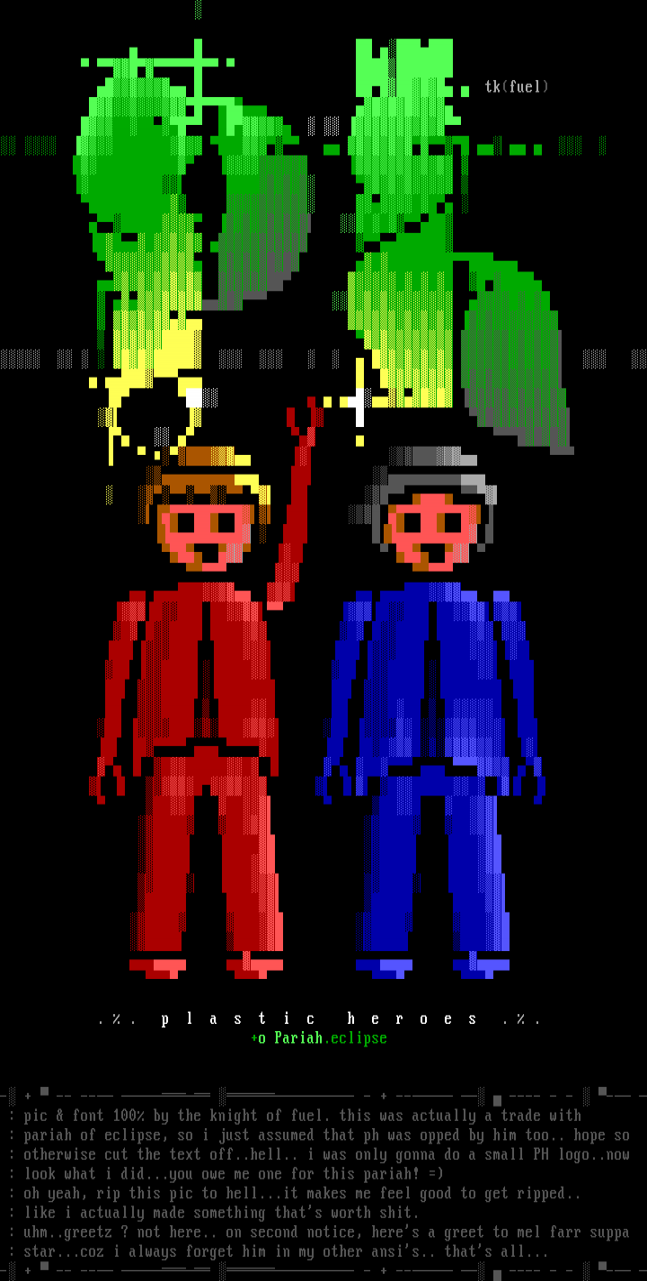 plastic heroes by The Knight