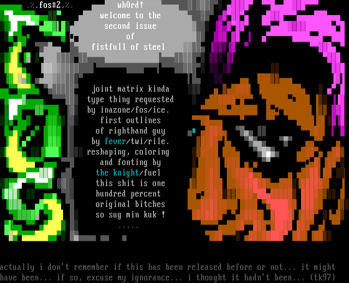fos issue 2 screen by multiple artists