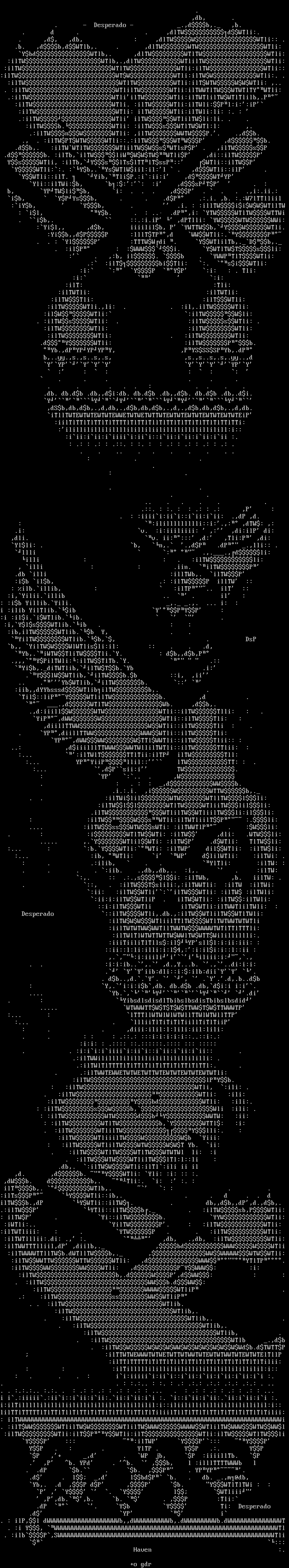 the haven by desperado