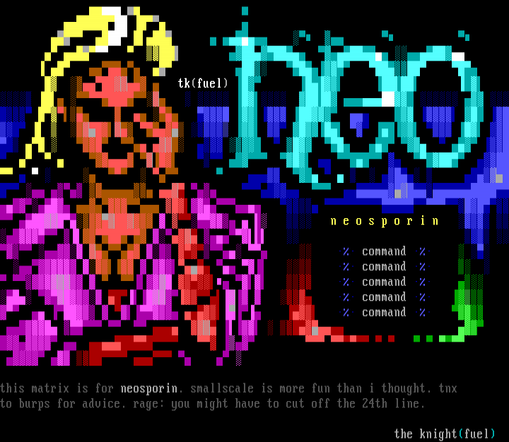 neosporin matrix by the knight