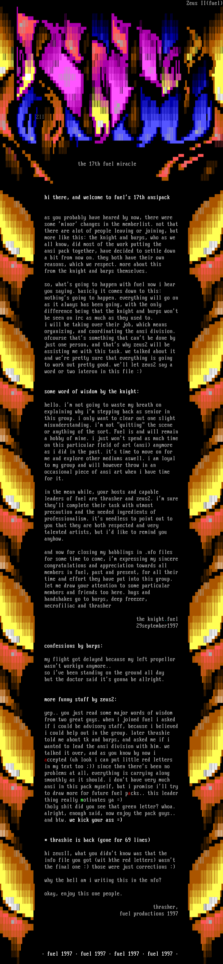 info file for fuelpack 17 by fuel