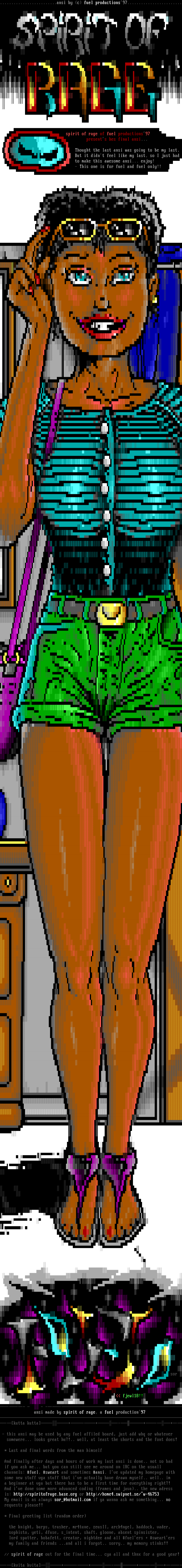sor's last ansi (fuel18) by spirit of rage