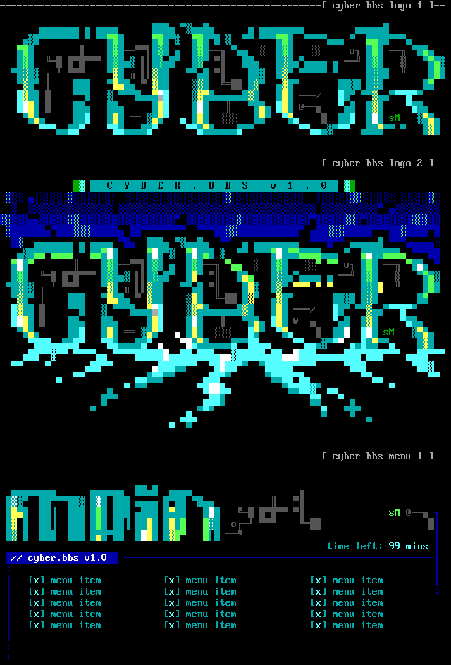 Cyber BBS ansis by Smooth