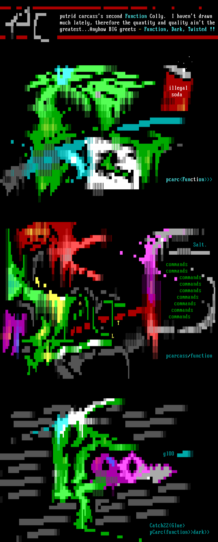 Function logo colly (June 1998) by Putrid Carcass