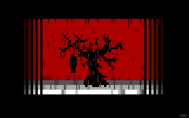 tree by shadow