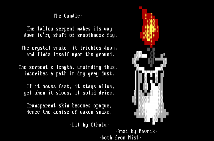 The Candle by Cthulu/Mavrik