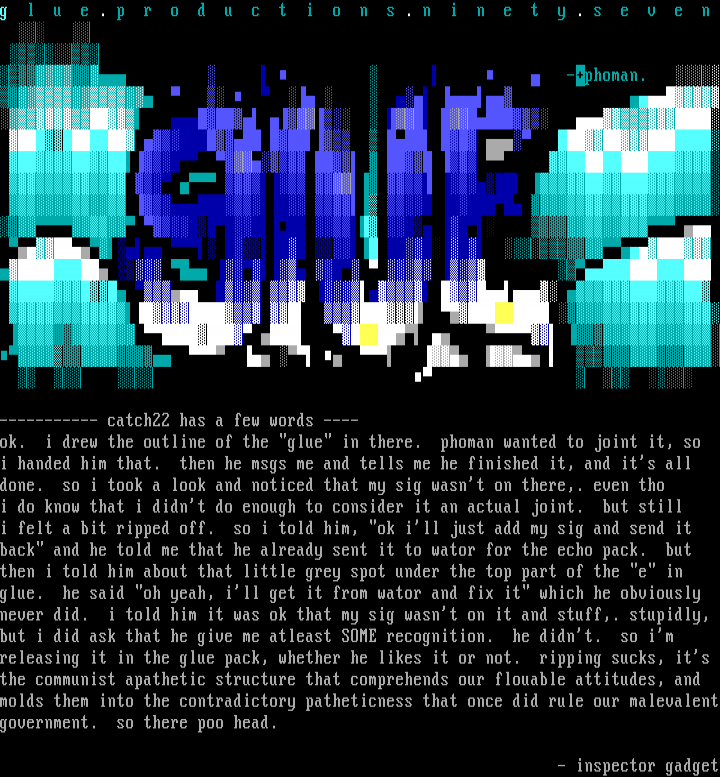 glue font by Phoman AND catch22