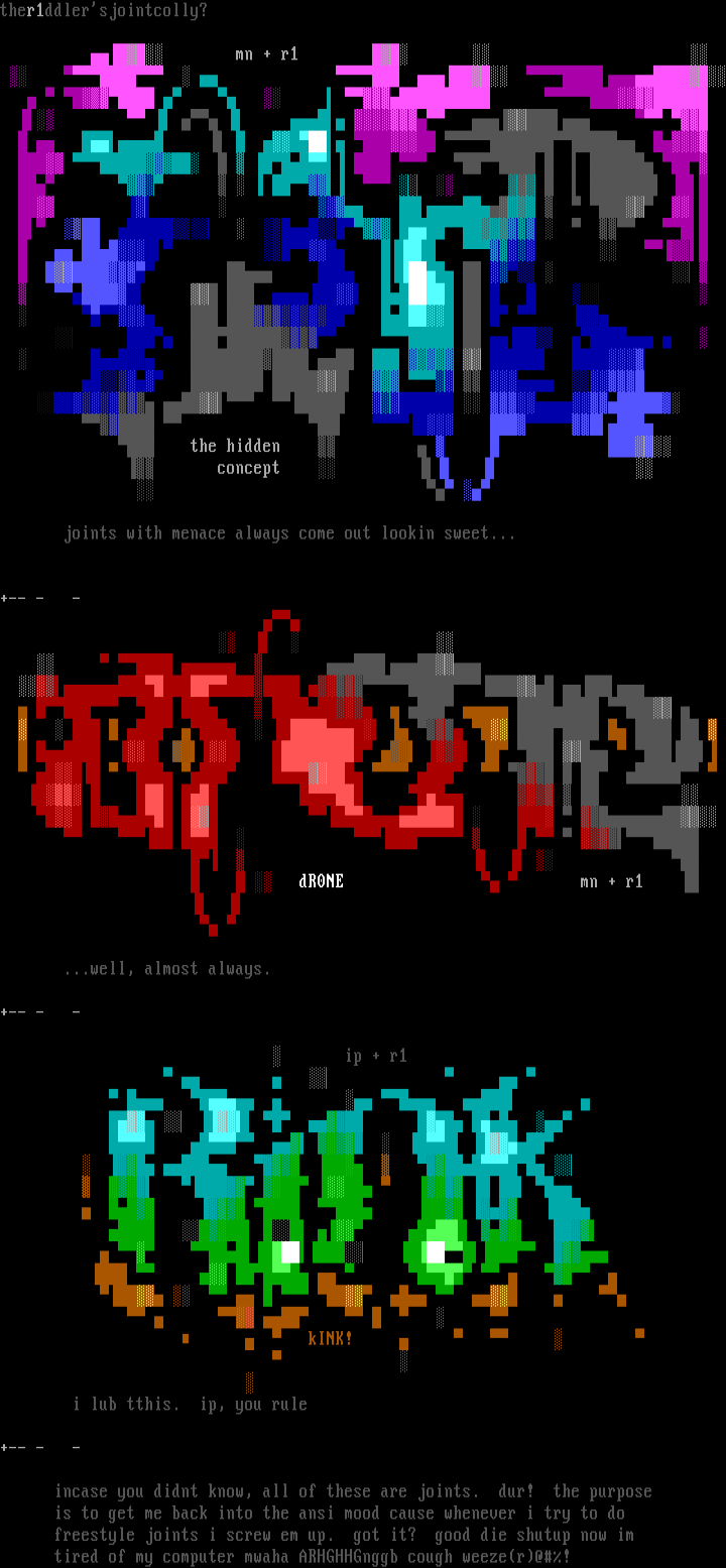 joints and stuff by r1 and others