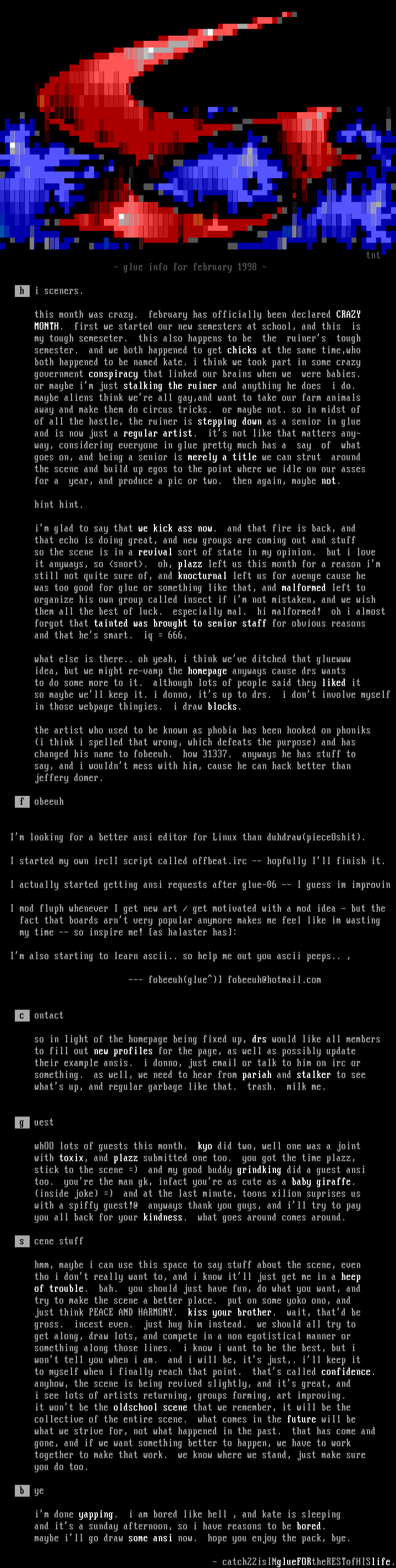 pack #7 info file by glue people