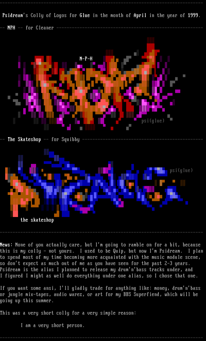 Logo Colly (April, 1999) by Psidream