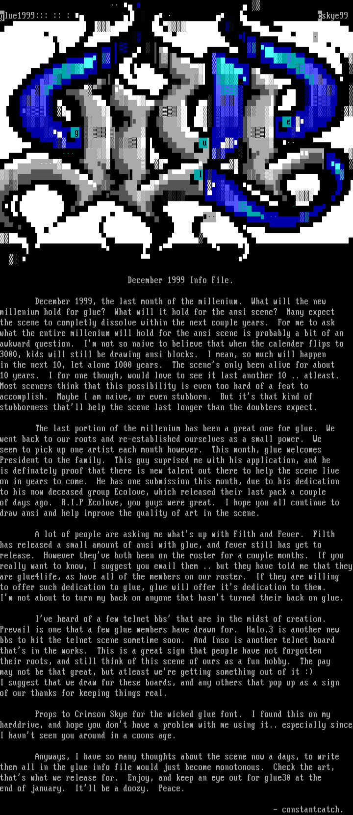december 1999 info file by catch22
