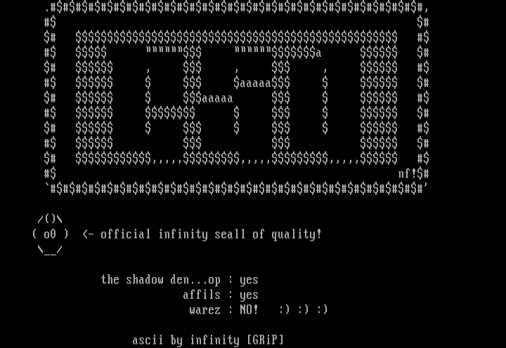 the shadow den/1 by Infinity